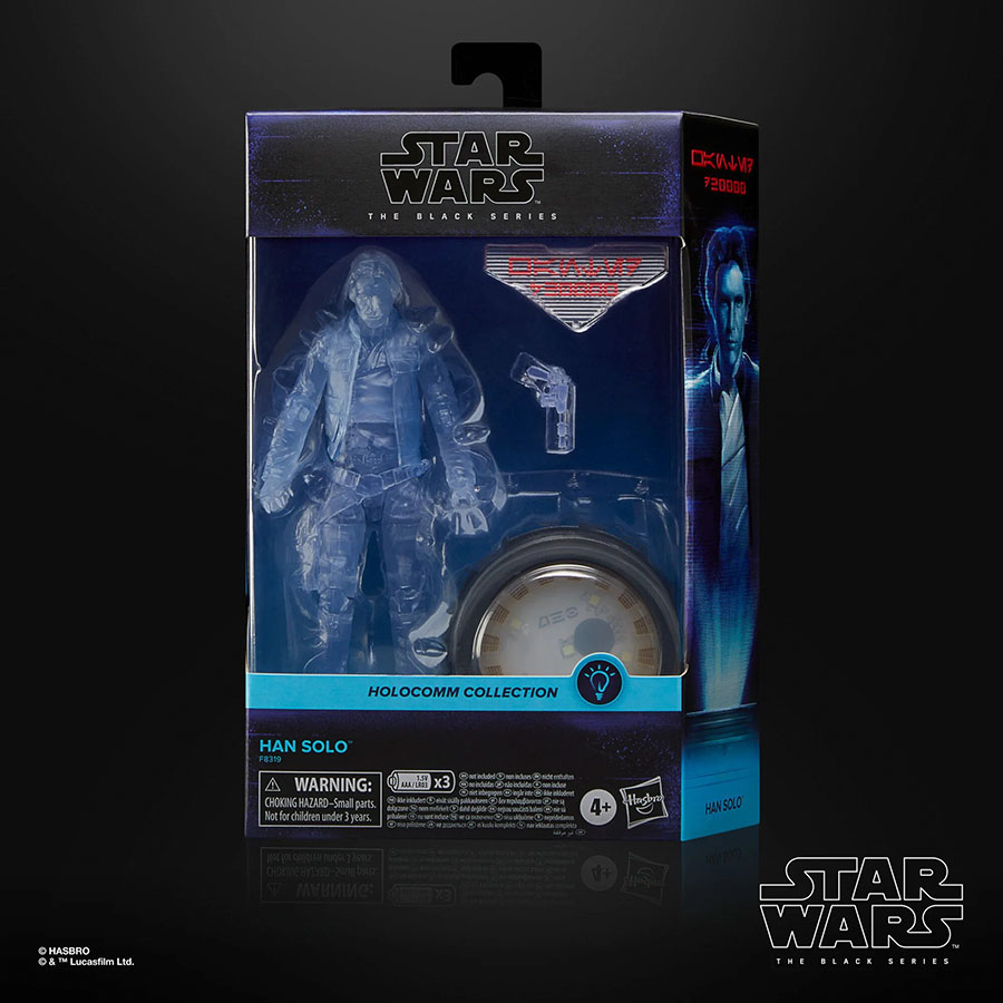 Star Wars Black Series Holocomm Collection Han Solo Action Figure