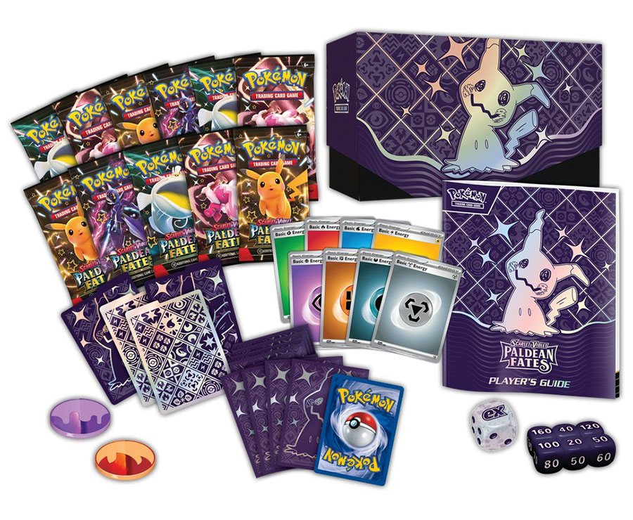 Pokemon Scarlet And Violet Paldean Fates Elite Trainer Box