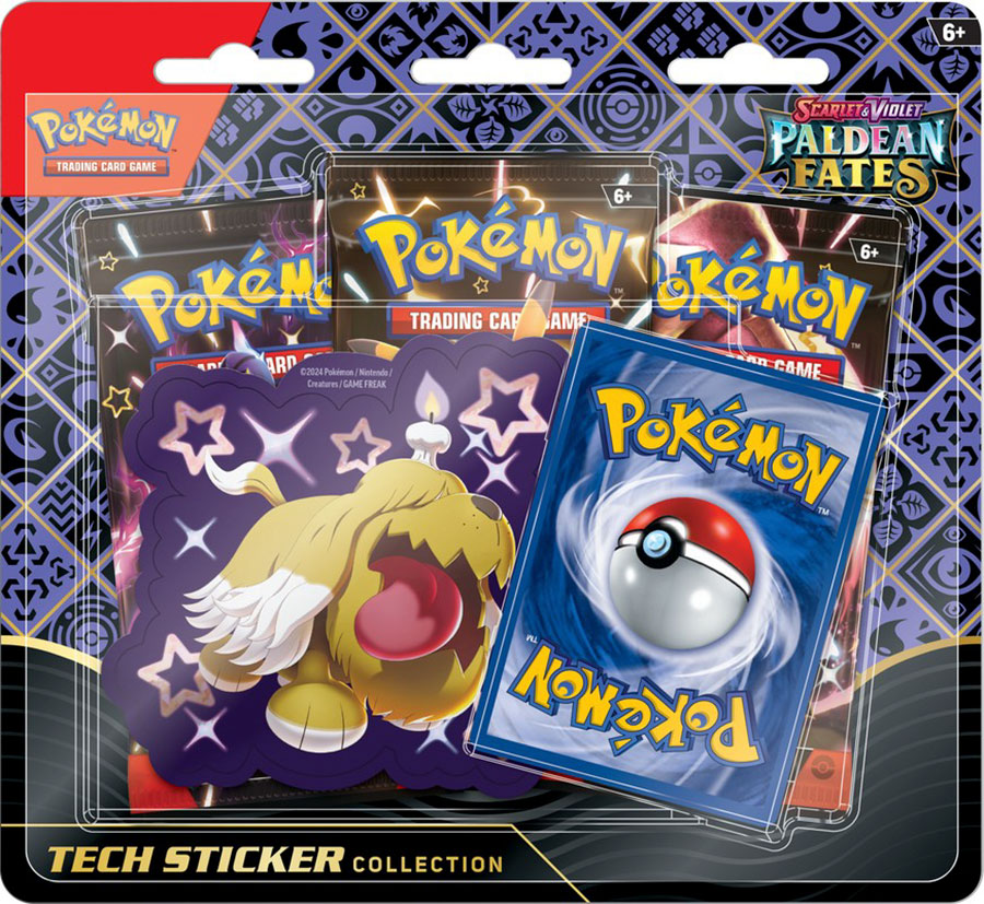 Pokemon Scarlet And Violet Paldean Fates Tech Sticker Collection (Case)