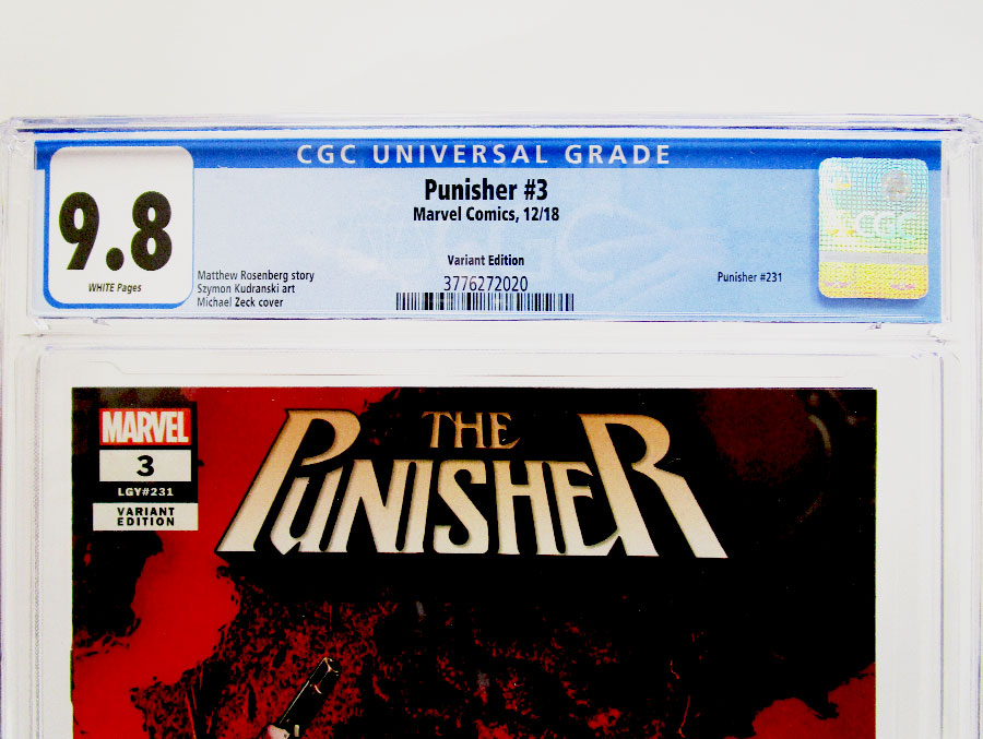 Punisher Vol 11 #3 Cover E Incentive Mike Zeck Remastered Color Variant Cover CGC 9.8
