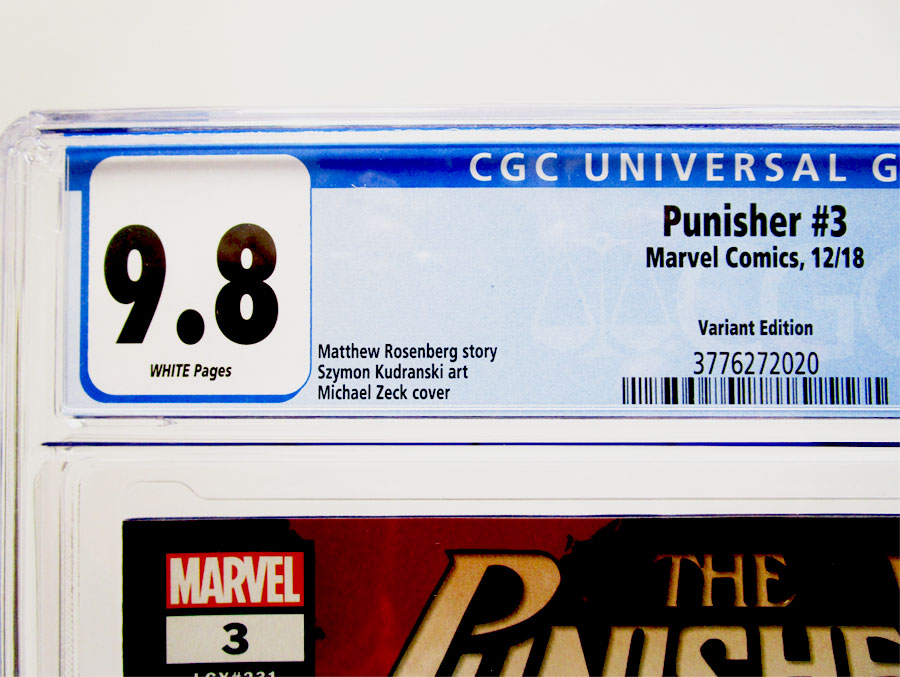 Punisher Vol 11 #3 Cover E Incentive Mike Zeck Remastered Color Variant Cover CGC 9.8