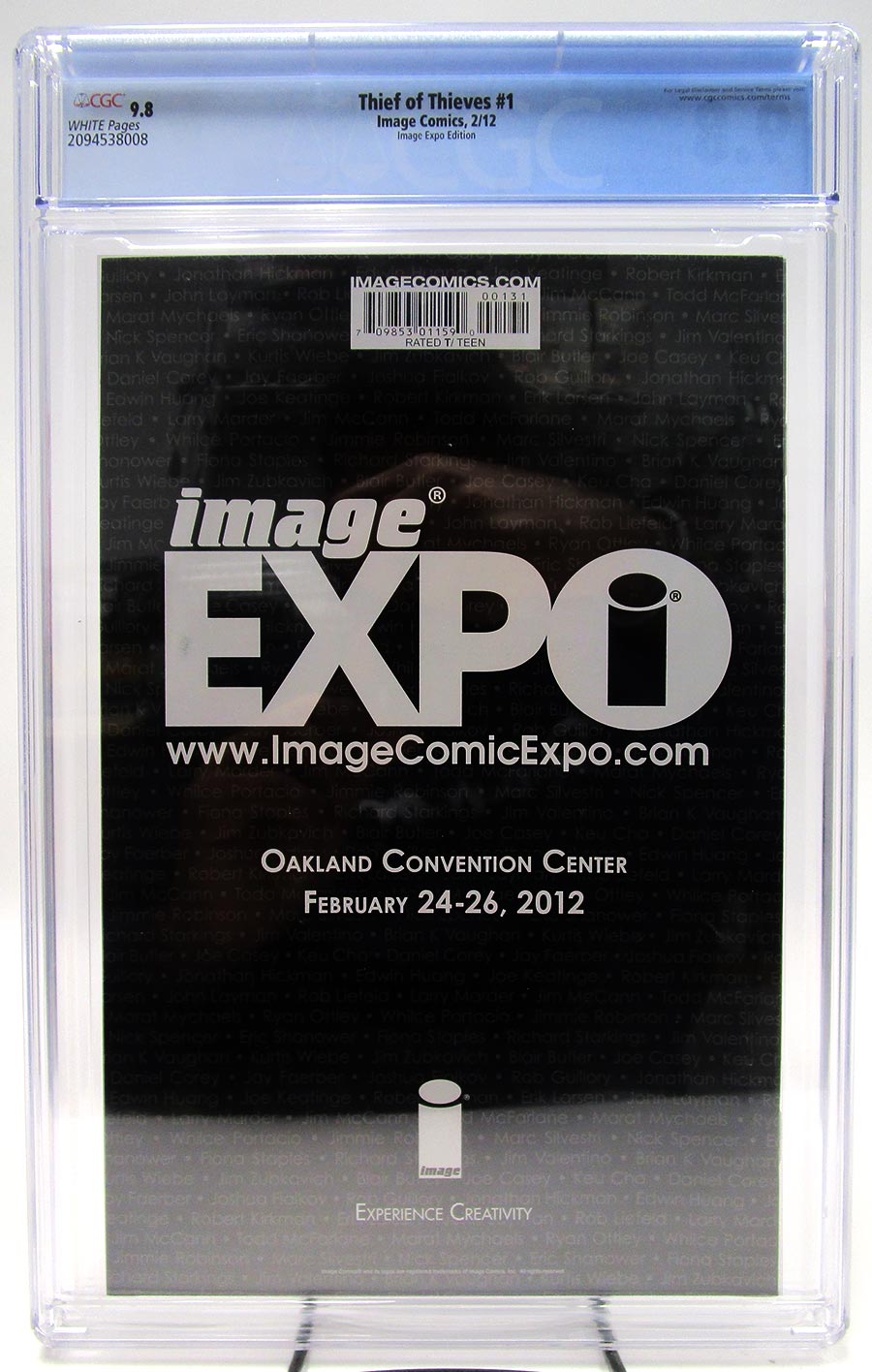 Thief Of Thieves #1 Cover G Image Expo Variant CGC 9.8