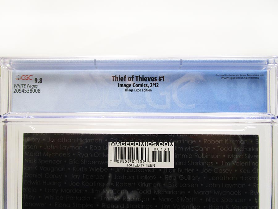 Thief Of Thieves #1 Cover G Image Expo Variant CGC 9.8