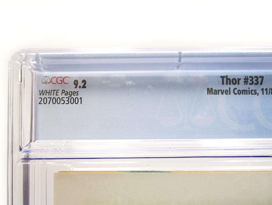 Thor Vol 1 #337 Cover D Newsstand CGC 9.2