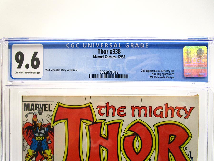 Thor Vol 1 #338 Cover C CGC 9.6