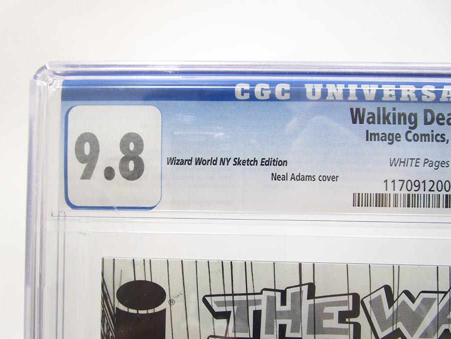 Walking Dead #1 Cover Z-Z-J Wizard World Neal Adams NYC Variant CGC 9.8