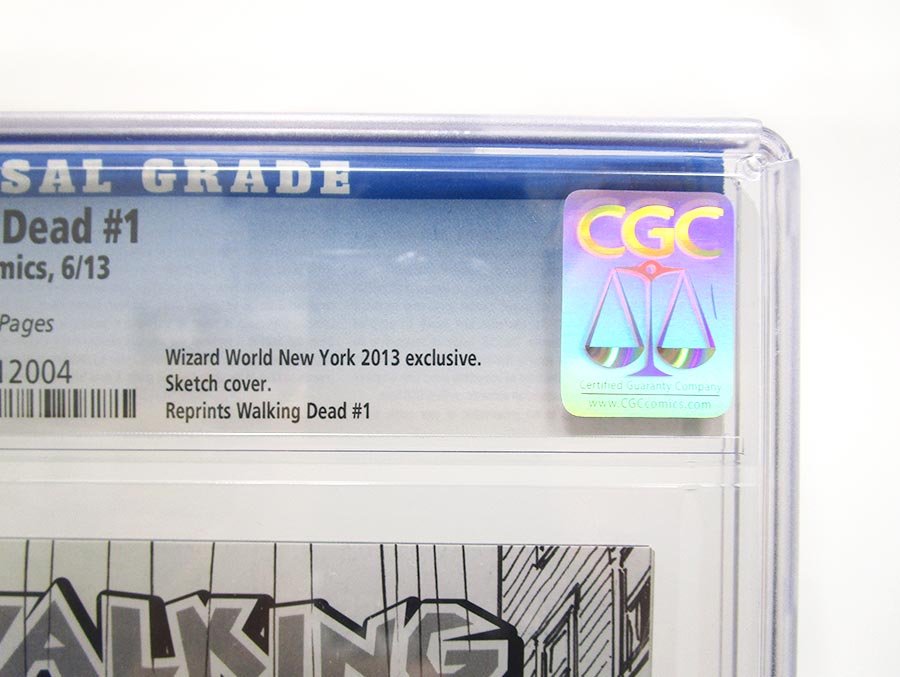 Walking Dead #1 Cover Z-Z-J Wizard World Neal Adams NYC Variant CGC 9.8