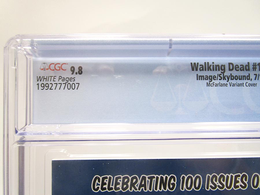 Walking Dead #100 Cover Z-N Todd McFarlane Cover CGC 9.8