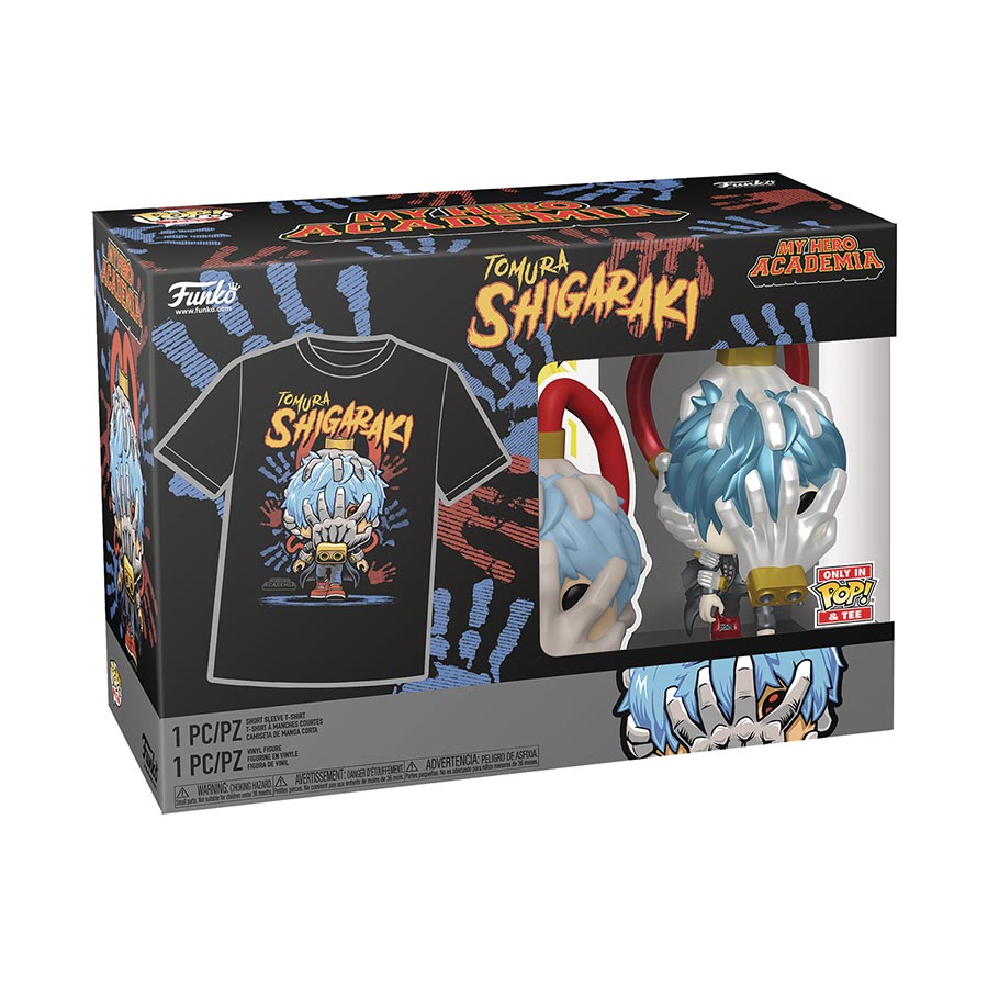 POP And Boxed Tee My Hero Academia Shigaraki (Metallic) T-Shirt Large