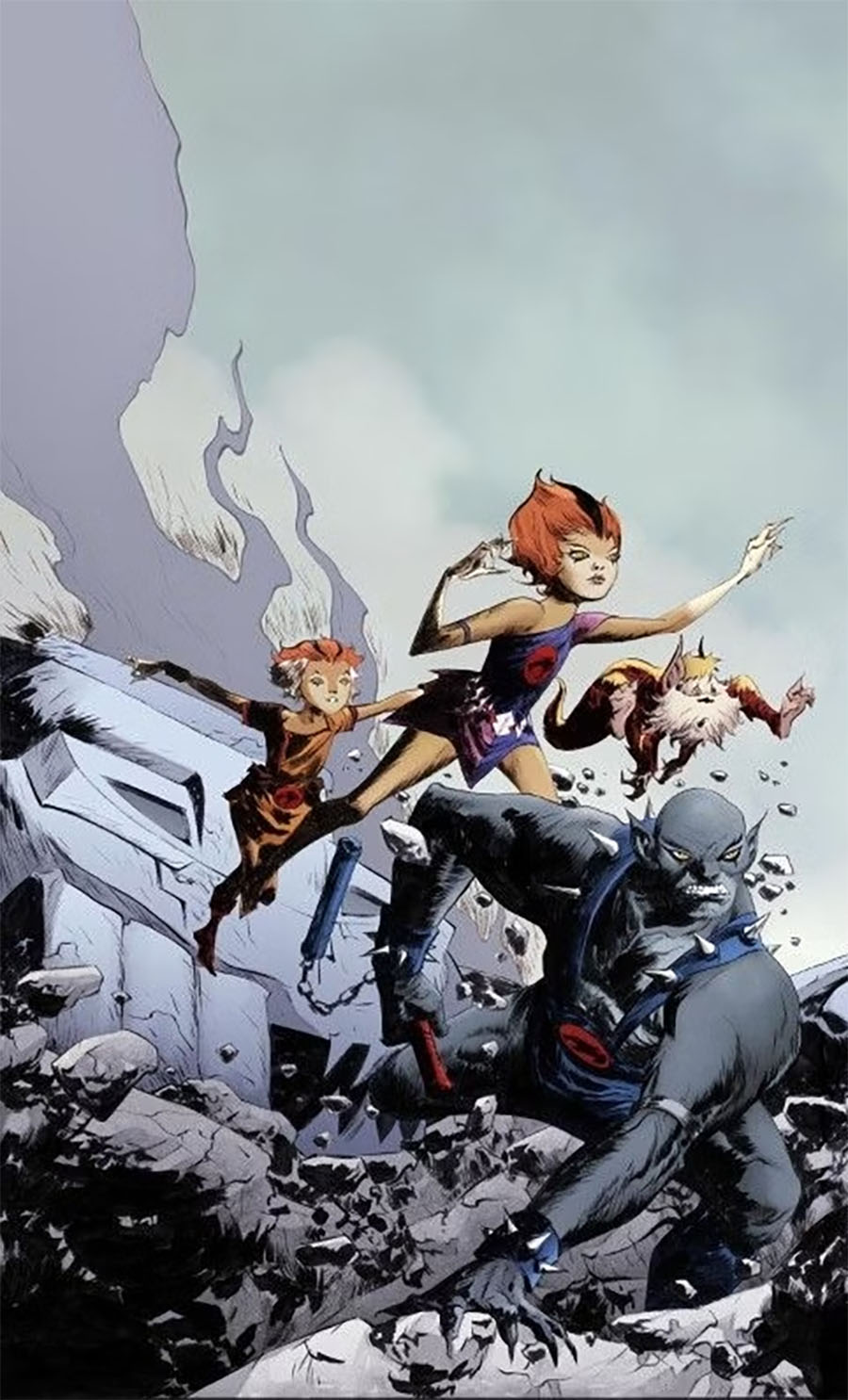Thundercats Vol 3 #1 Blowout Cards Exclusive Jae Lee X-Men Homage Connecting Cover Set (5 Books)
