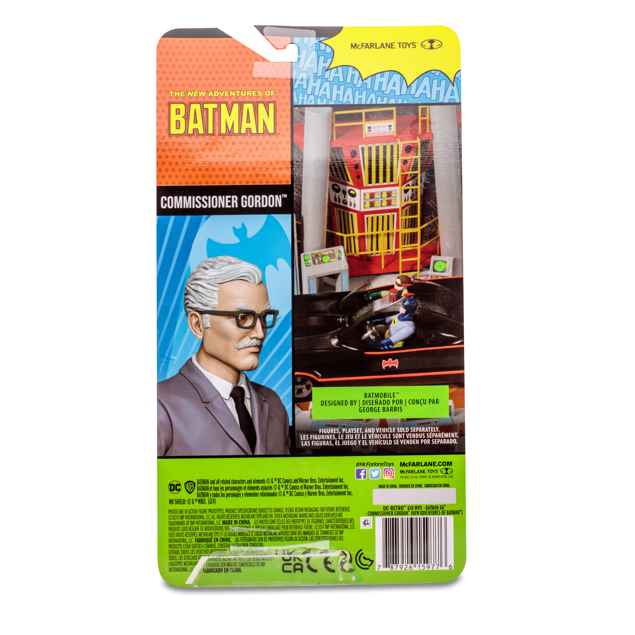 DC Retro 66 The New Adventures Of Batman Commissioner Gordon 6-Inch Action Figure
