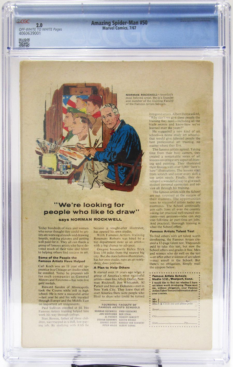 Amazing Spider-Man #50 Cover C CGC 2.0