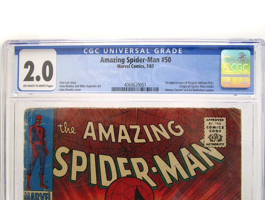 Amazing Spider-Man #50 Cover C CGC 2.0