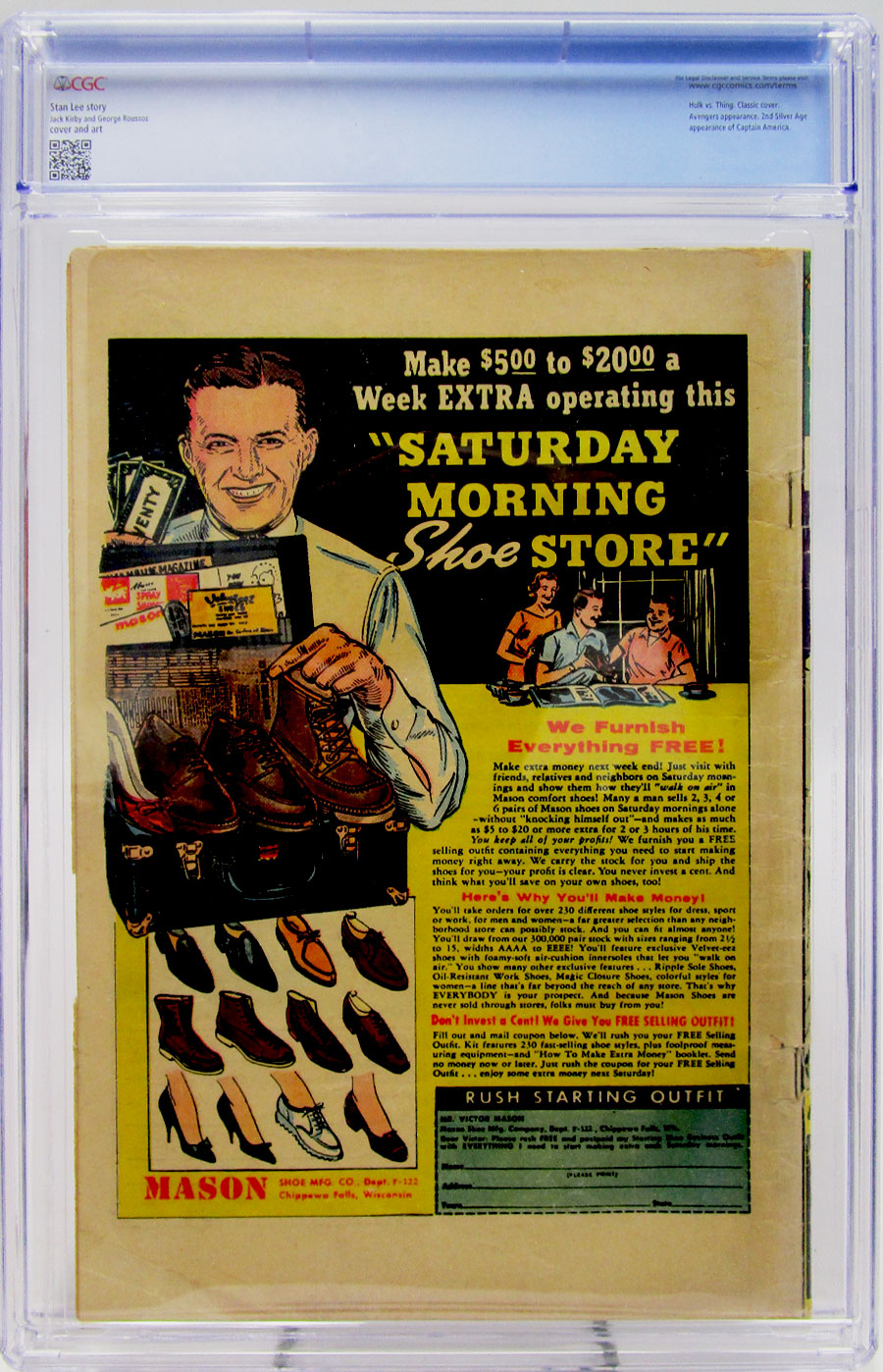 Fantastic Four #25 Cover B CGC 2.5