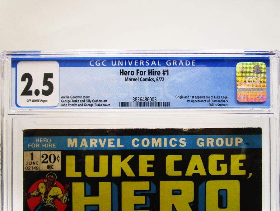 Hero For Hire #1 Cover C CGC 2.5 1st Ptg