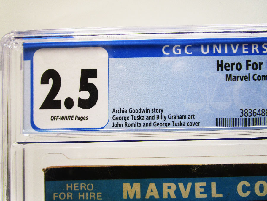 Hero For Hire #1 Cover C CGC 2.5 1st Ptg