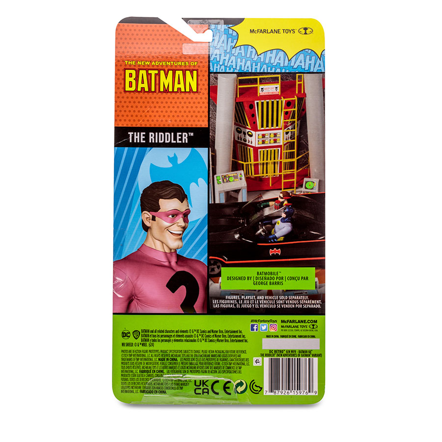 DC Retro 66 The New Adventures Of Batman Riddler 6-Inch Action Figure