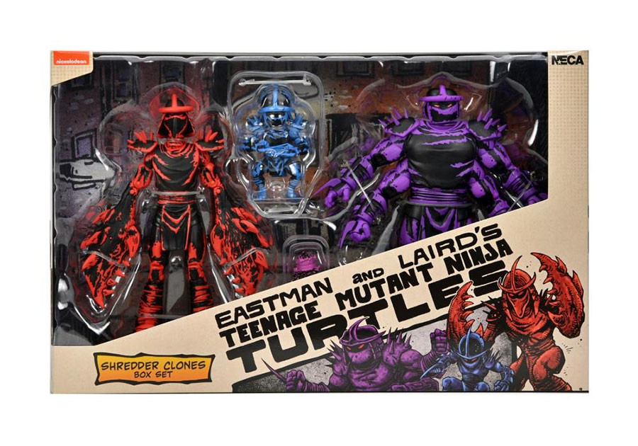 Teenage Mutant Ninja Turtles Mirage Comics Shredder Clones 7-Inch Action Figure Box Set