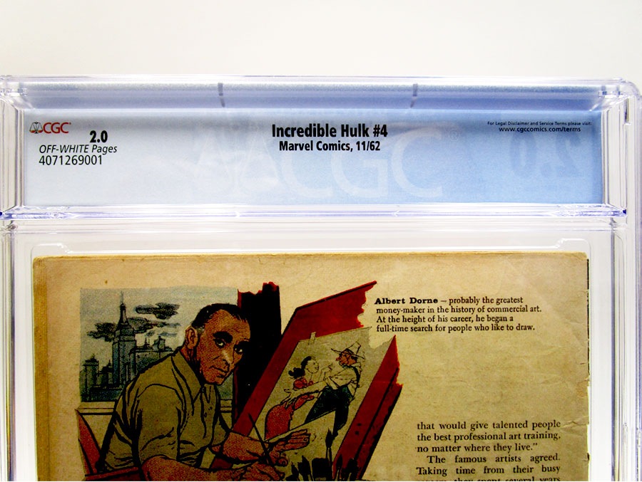 Incredible Hulk #4 Cover B CGC 2.0