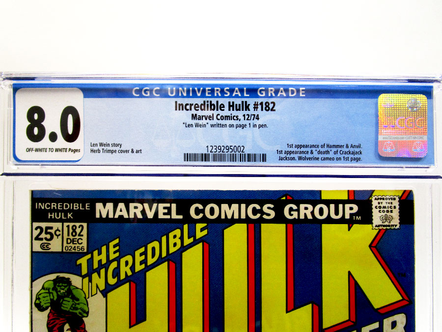 Incredible Hulk #182 Cover C CGC 8.0