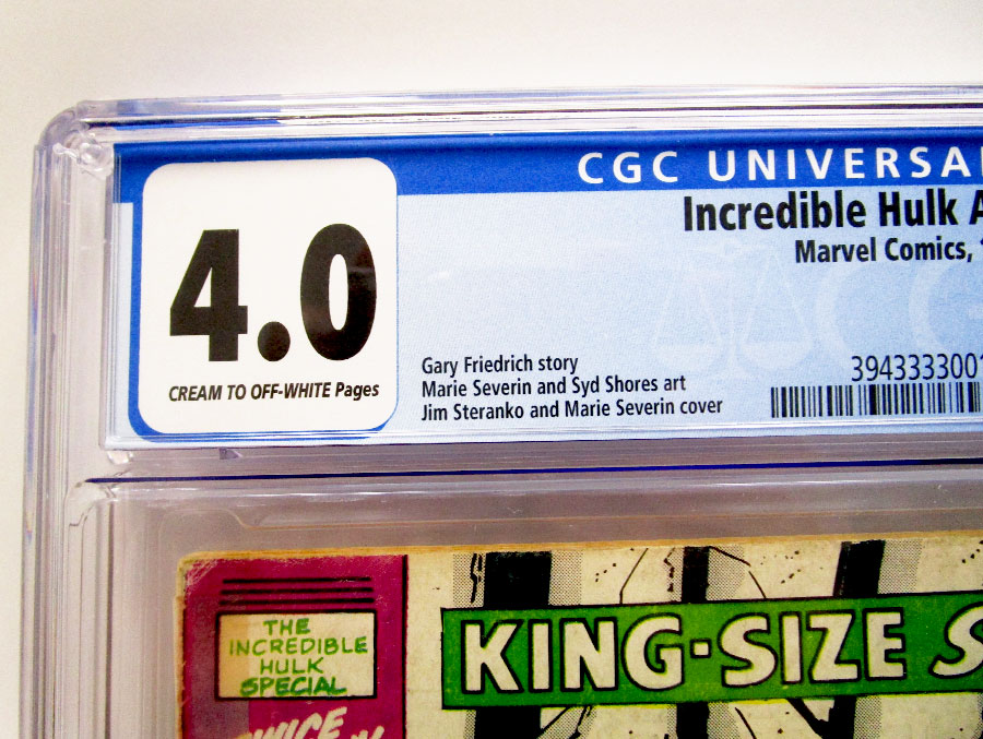 Incredible Hulk King Size Special #1 Cover B CGC 4.0