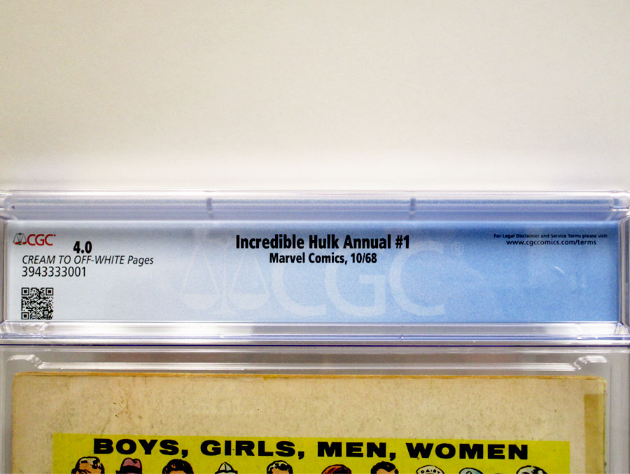 Incredible Hulk King Size Special #1 Cover B CGC 4.0
