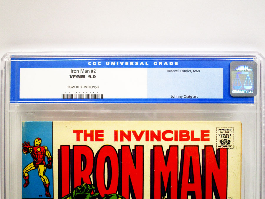 Iron Man #2 Cover B CGC 9.0