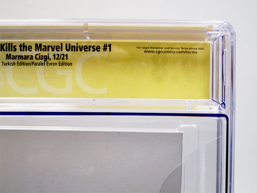 Punisher Kills The Marvel Universe #1 Cover G Signed by Garth Ennis Turkish Edition Paralel Evren Edition CGC Signature Series 9.8