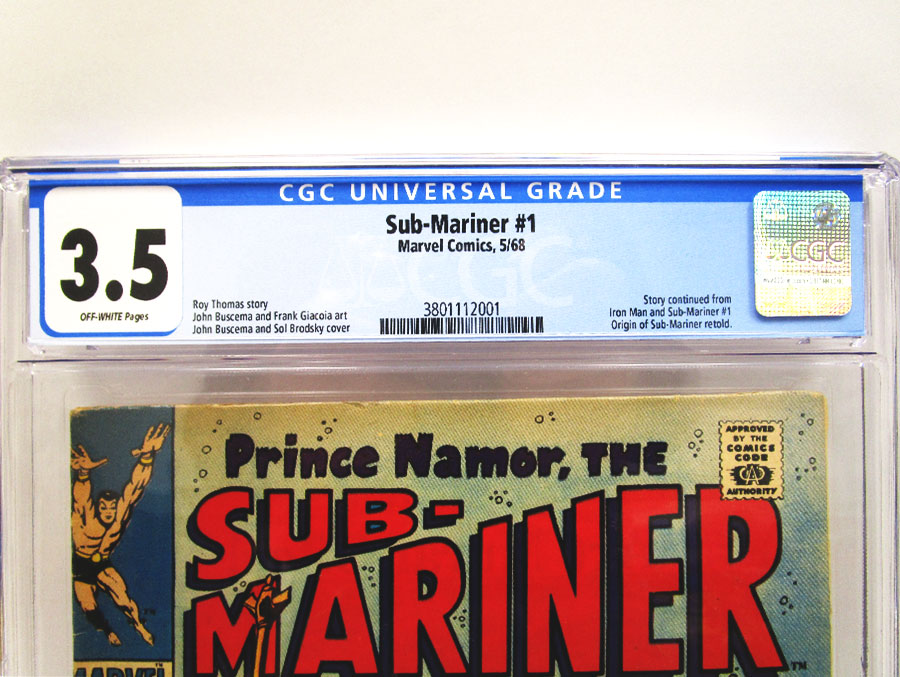 Sub-Mariner #1 Cover C CGC 3.5