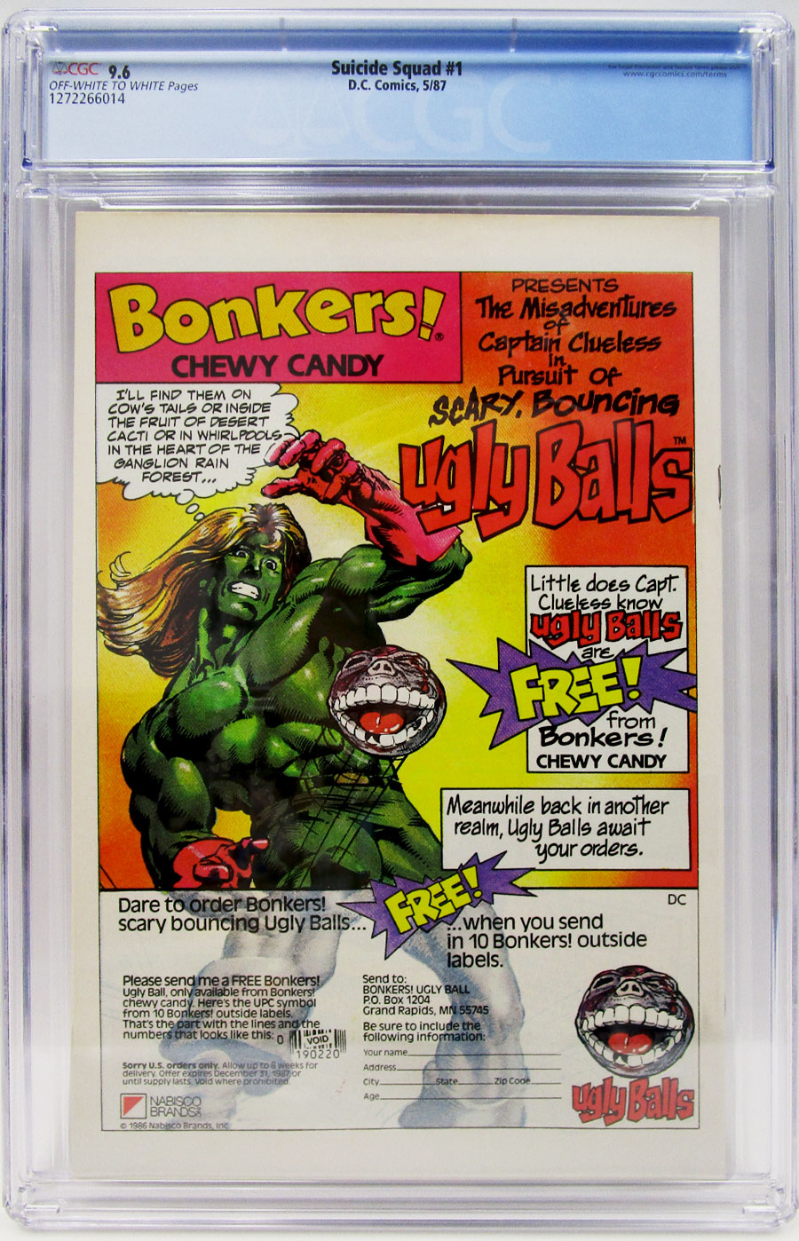 Suicide Squad #1 Cover B CGC 9.6
