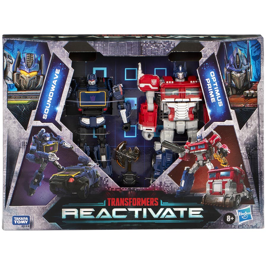 Transformers Reactivate Optimus Prime And Soundwave 2-Pack Action Figure