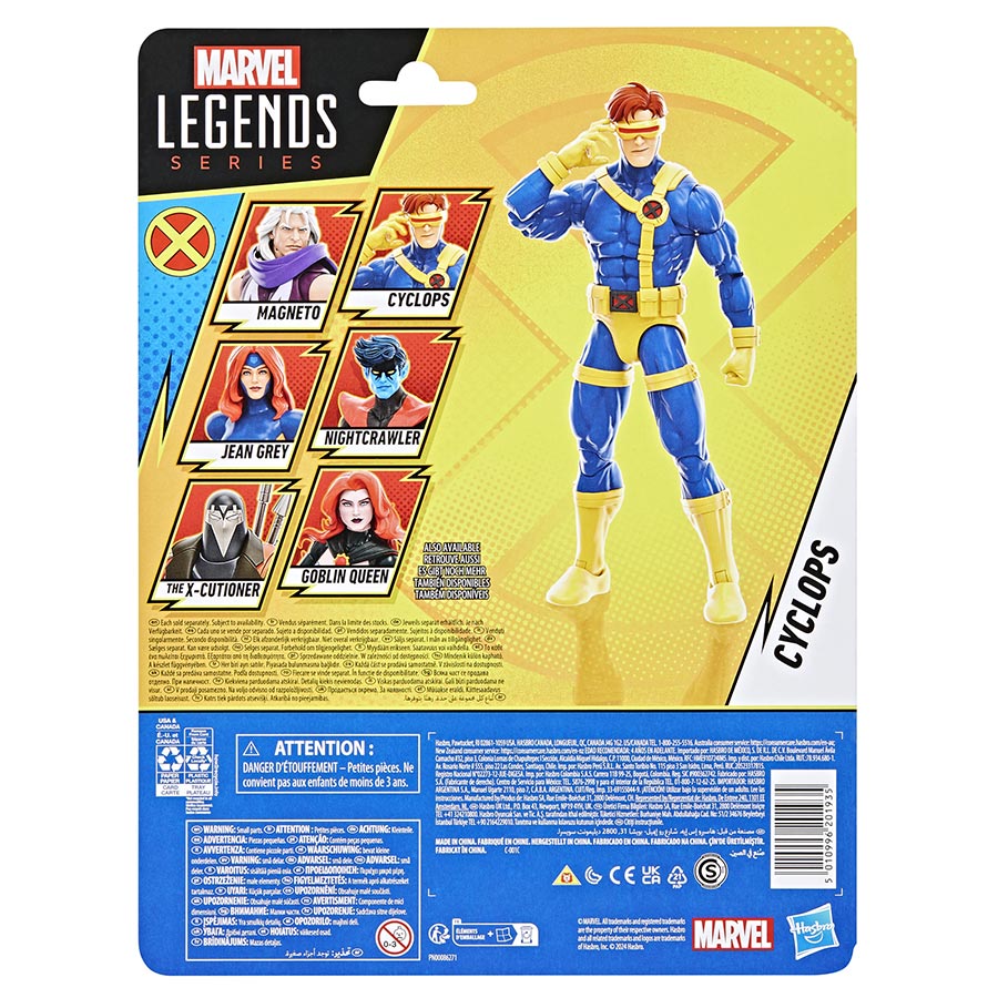 Marvel Legends X-Men 97 Cyclops 6-Inch Action Figure Case