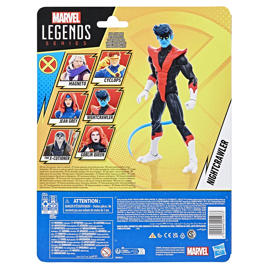 Marvel Legends X-Men 97 Nightcrawler 6-Inch Action Figure Case