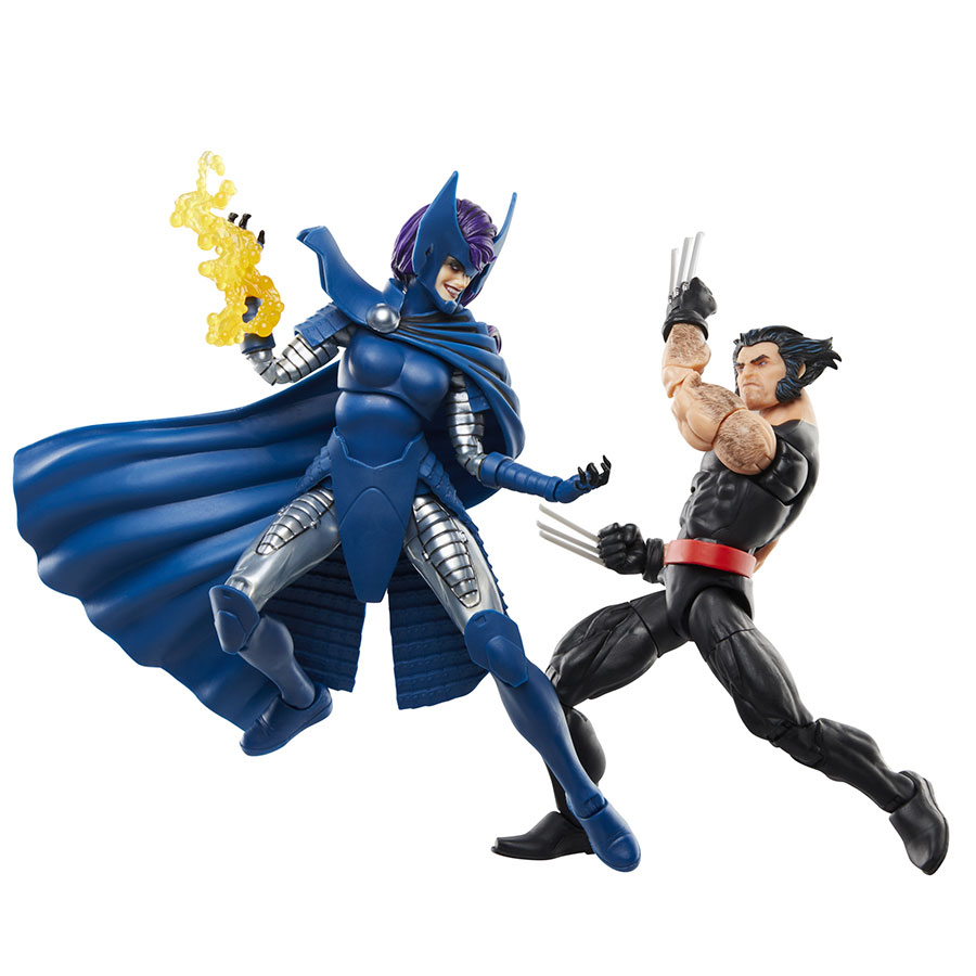 Marvel Legends Wolverine 50th Anniversary Wolverine & Psylocke 2-Pack 6-Inch Action Figure
