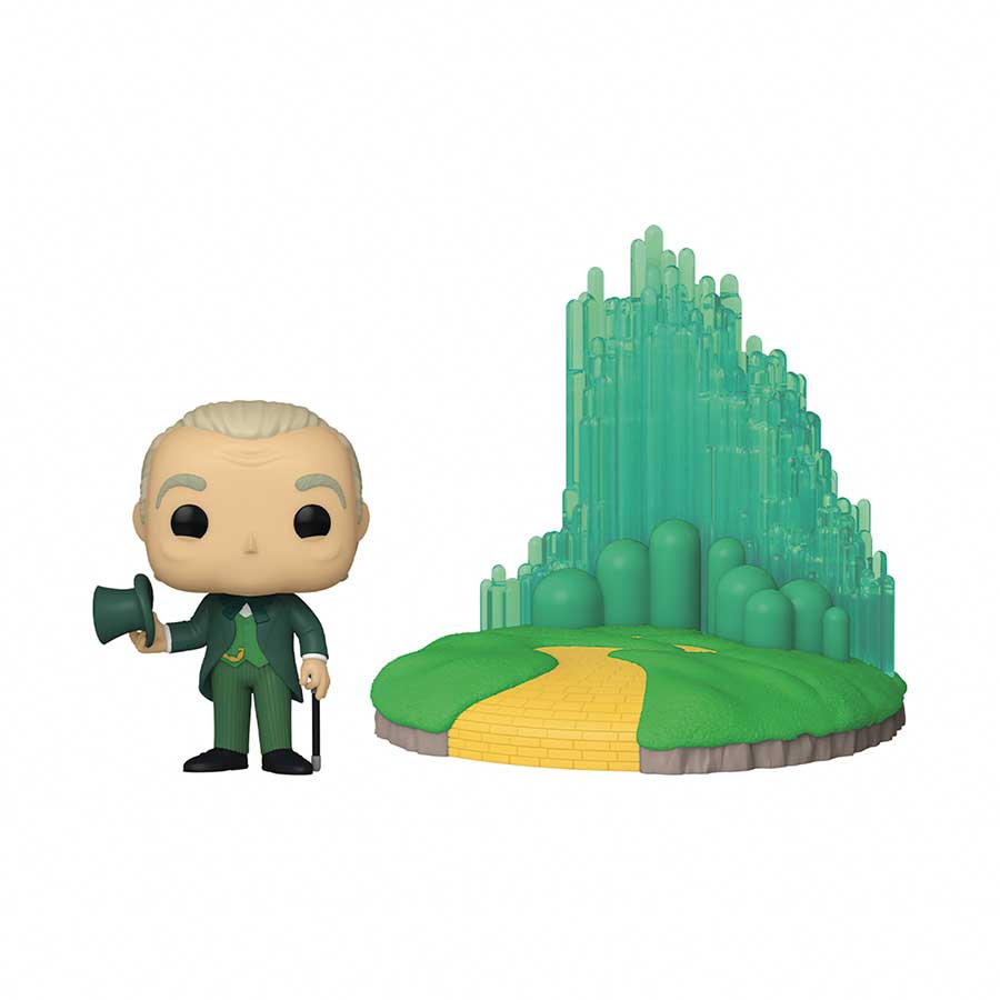 POP Town The Wizard Of Oz 85th Anniversary Emerald City With Wizard Vinyl Figure
