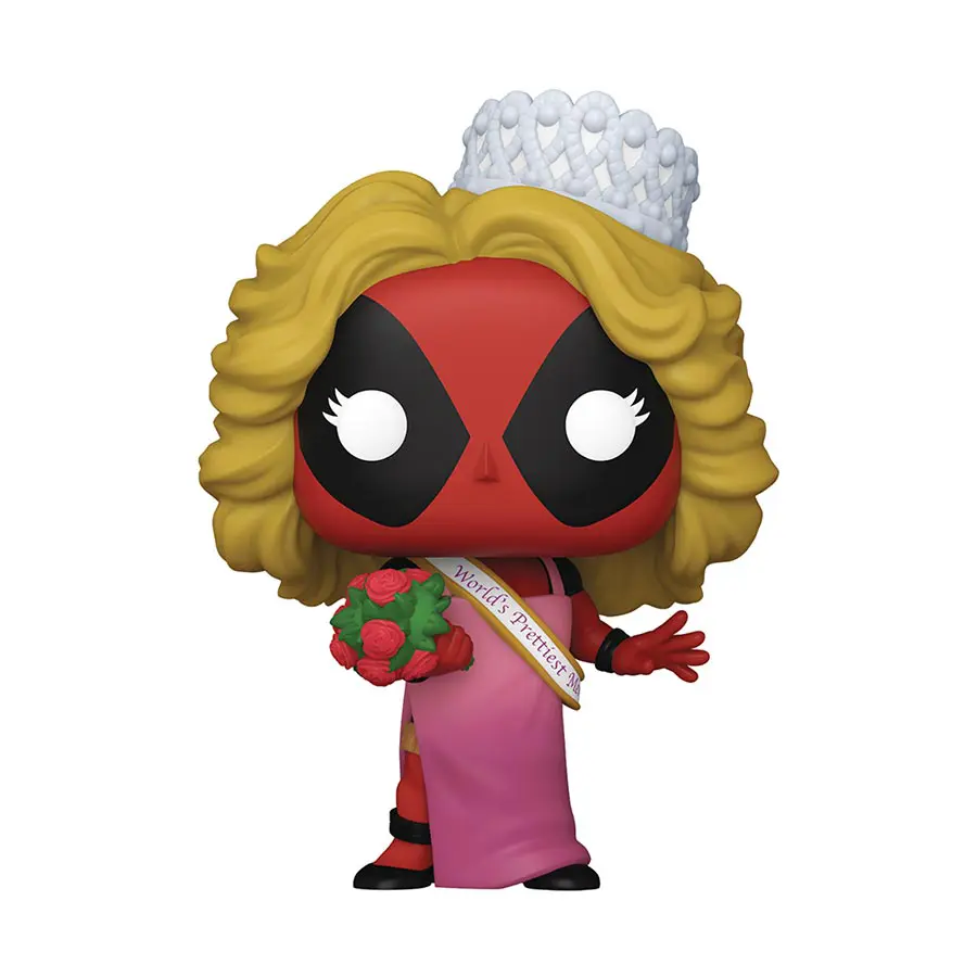 POP Marvel Deadpool Beauty Pageant Deadpool Vinyl Bobble Head