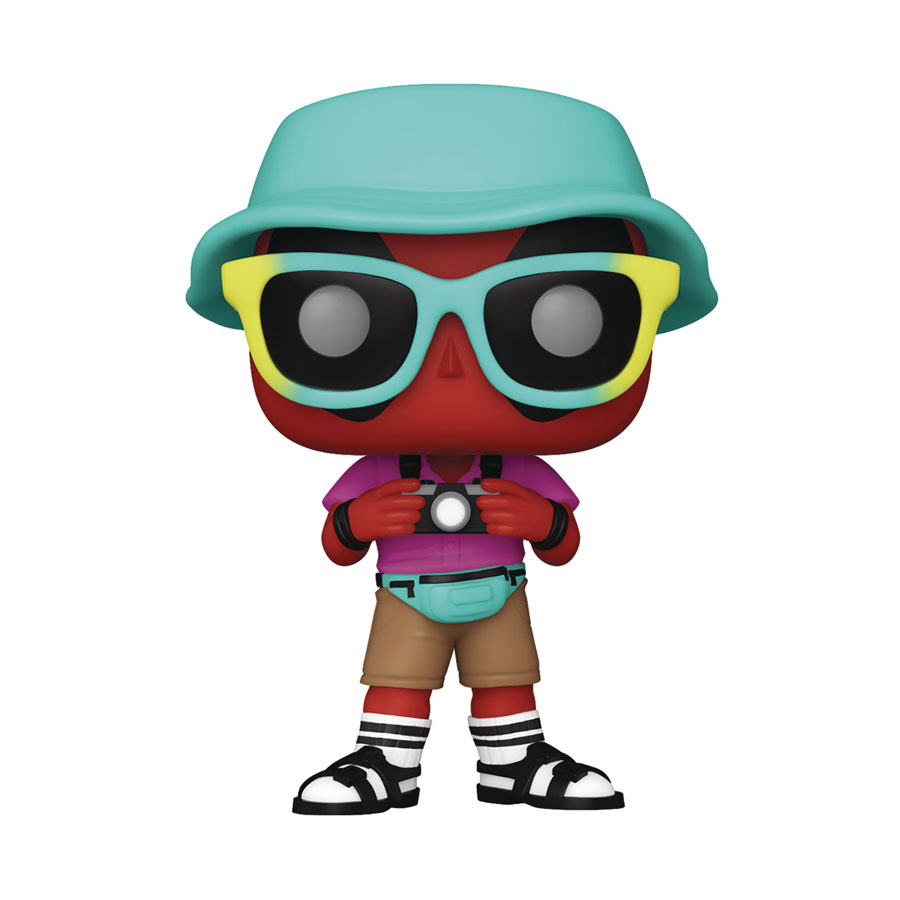 POP Marvel Deadpool Tourist Deadpool Vinyl Bobble Head
