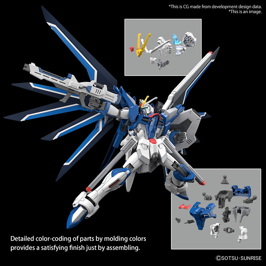 Gundam High Grade Universal Century 1/144 Kit #243 - Cosmic Era - Rising Freedom Gundam