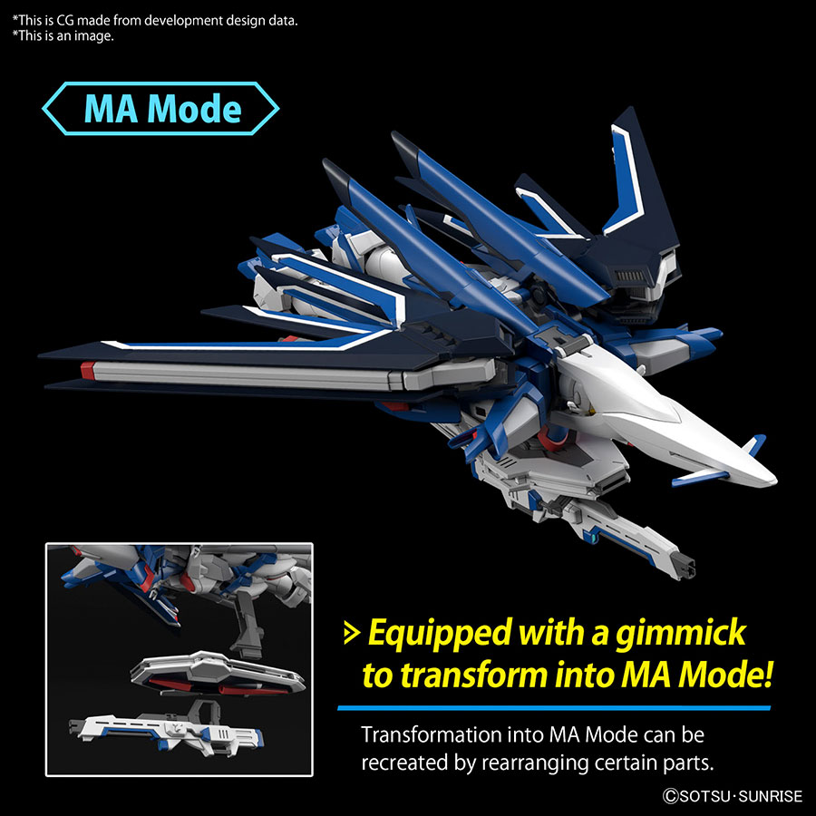 Gundam High Grade Universal Century 1/144 Kit #243 - Cosmic Era - Rising Freedom Gundam