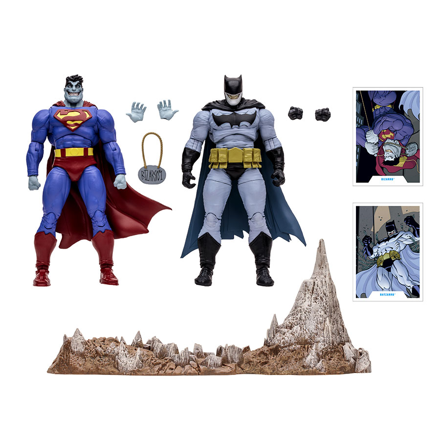 DC 7-Inch Collector Bizarro & Batzarro 2-Pack Action Figure