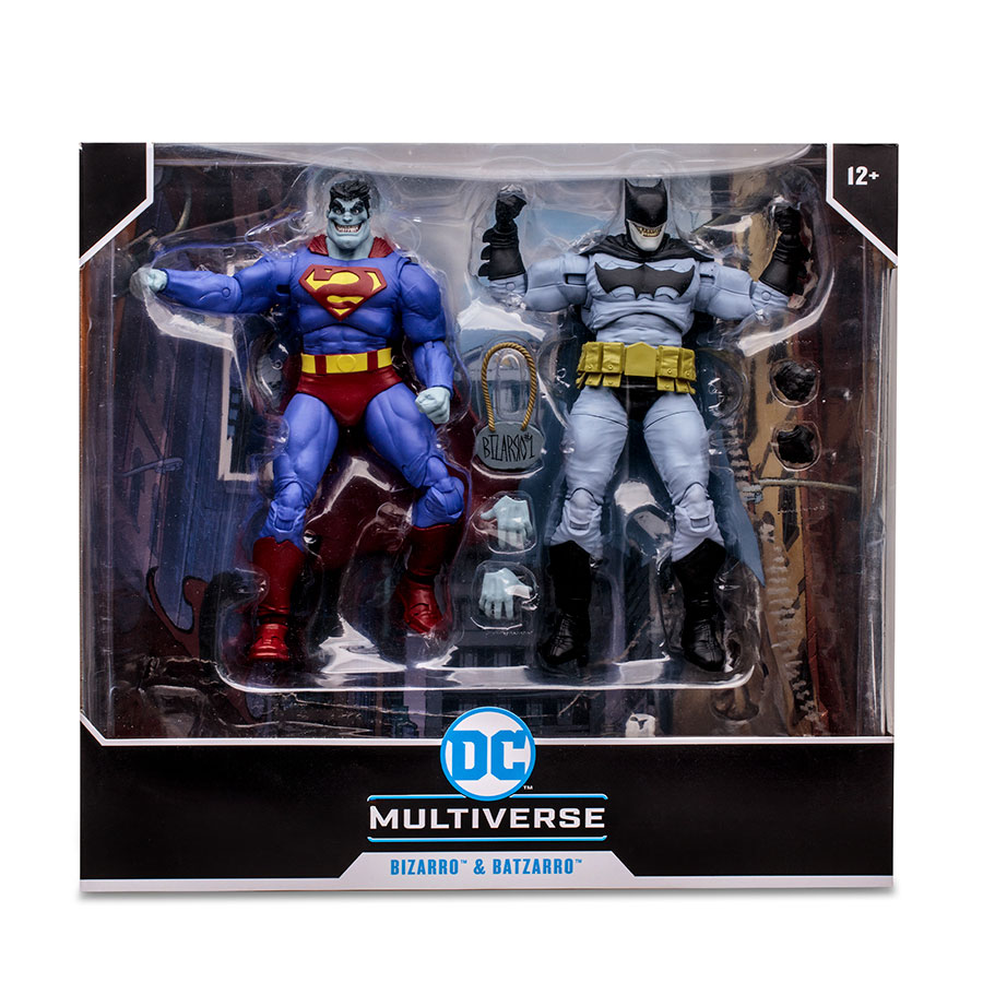 DC 7-Inch Collector Bizarro & Batzarro 2-Pack Action Figure