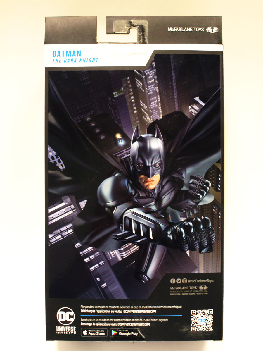 DC Multiverse Theatrical 7-Inch Action Figure - Batman The Dark Knight Batman (Hong Kong Sky Dive) McFarlane Platinum Edition