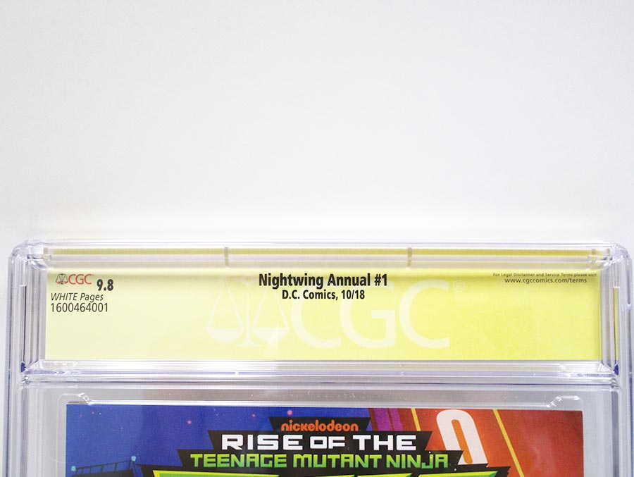 Nightwing Vol 4 Annual #1 Cover C Regular Otto Schimdt Cover CGC Signature Series 9.8 Signed By Benjamin Percy
