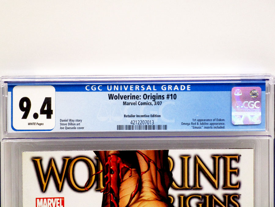 Wolverine Origins #10 Cover E Incentive Variant Cover CGC 9.4