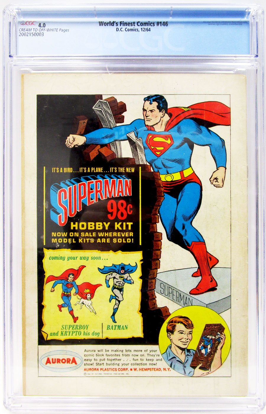 Worlds Finest Comics #146 Cover B CGC 4.0