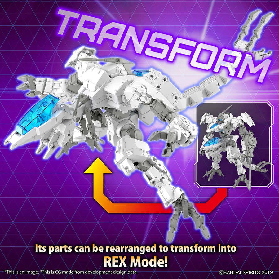 30 Minutes Missions 1/144 Kit #55 eEXM GIG-C02 Provedel (Type-Command 02)