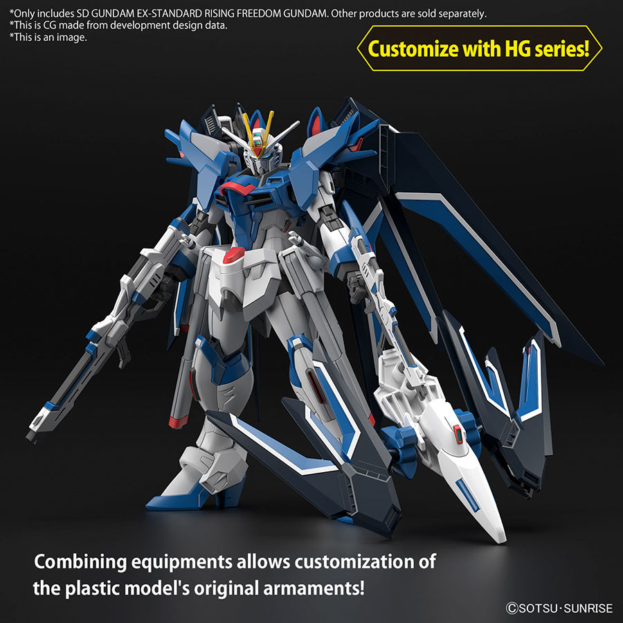 SD Gundam EX-Standard Kit #020 Rising Freedom Gundam