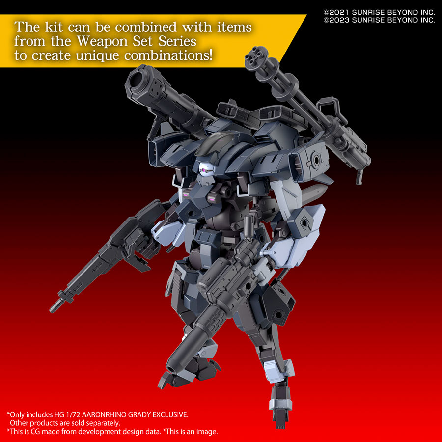 AMAIM Warrior At The Borderline High Grade 1/72 Kit #18 Aaronrhino Grady Exclusive