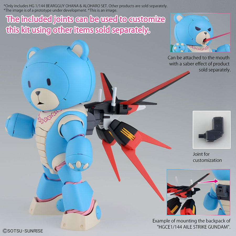 Gundam Build Metaverse Kit #09 High Grade 1/144 Beargguy Ohana & Aloharo Set