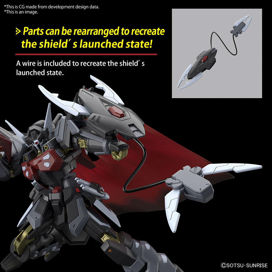 Gundam High Grade Universal Century 1/144 Kit #245 - Cosmic Era - Black Knight Squad Shi-ve.A